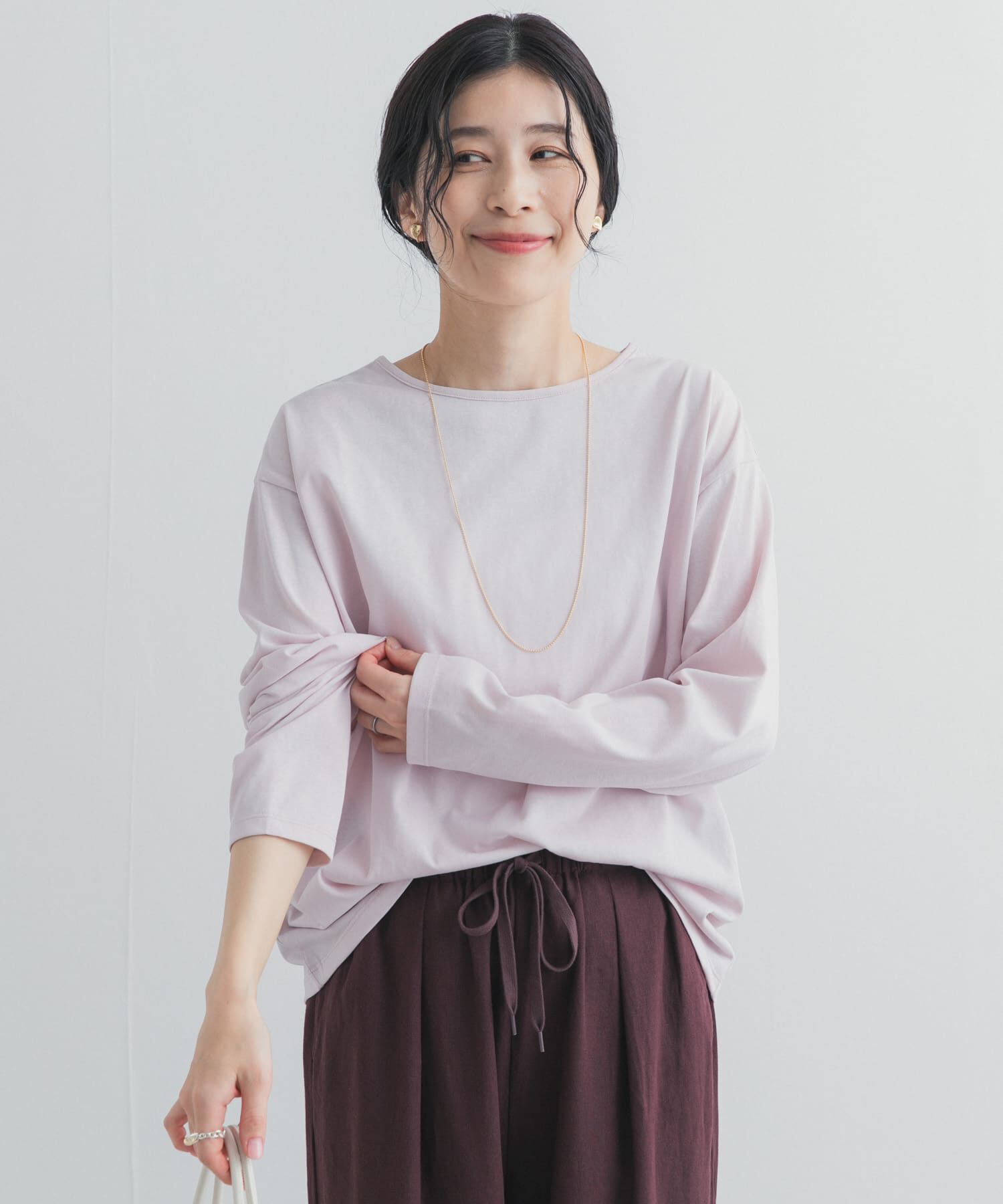 URBAN RESEARCH DOORS「バック刺繍ロングスリーブTシャツ」|Tシャツ・カットソー|