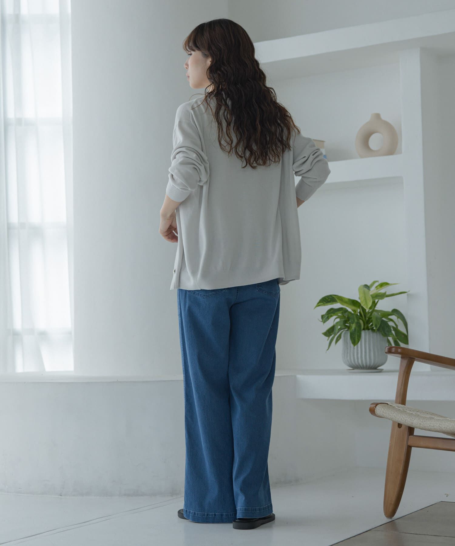 Sonny Label 「接触冷感デニムベイカーパンツ」|デニム|