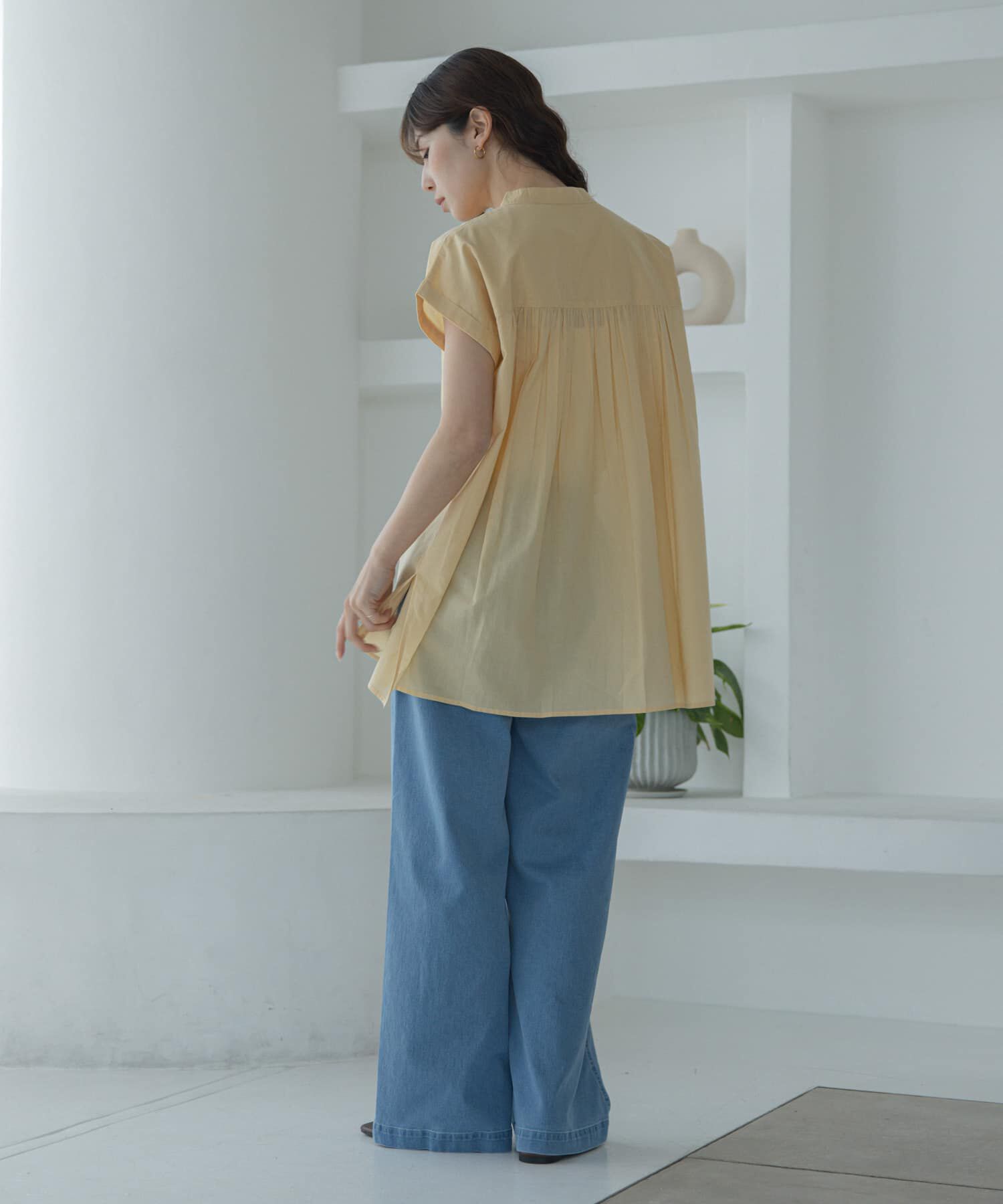 Sonny Label 「接触冷感デニムベイカーパンツ」|デニム|