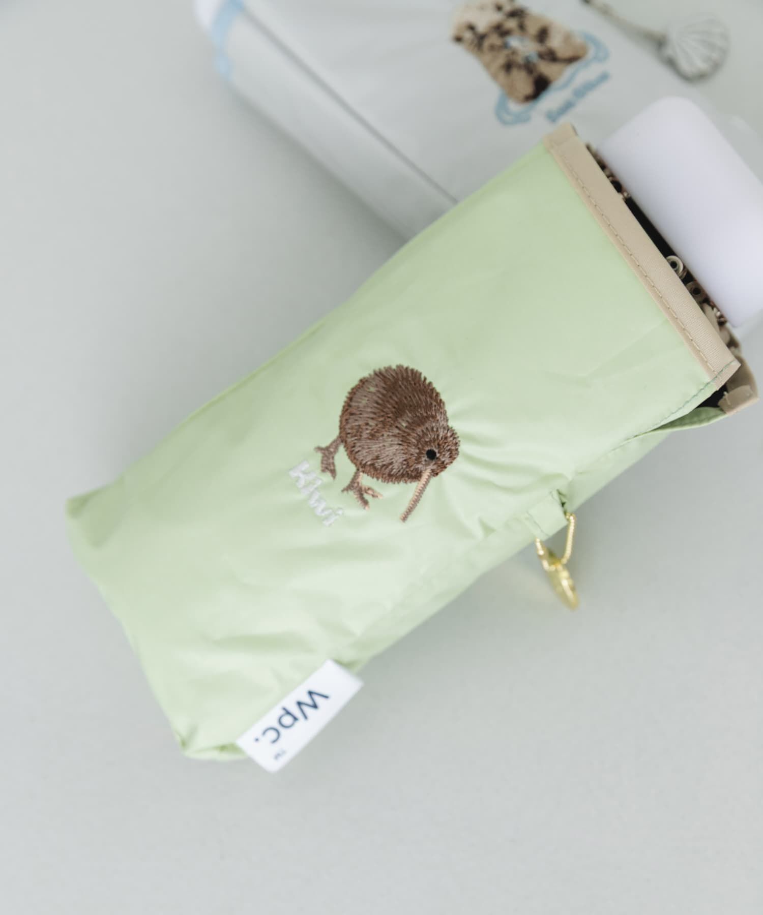 RODE SKO「Wpc.　アニマル刺繍日傘」|傘|グリーン系その他