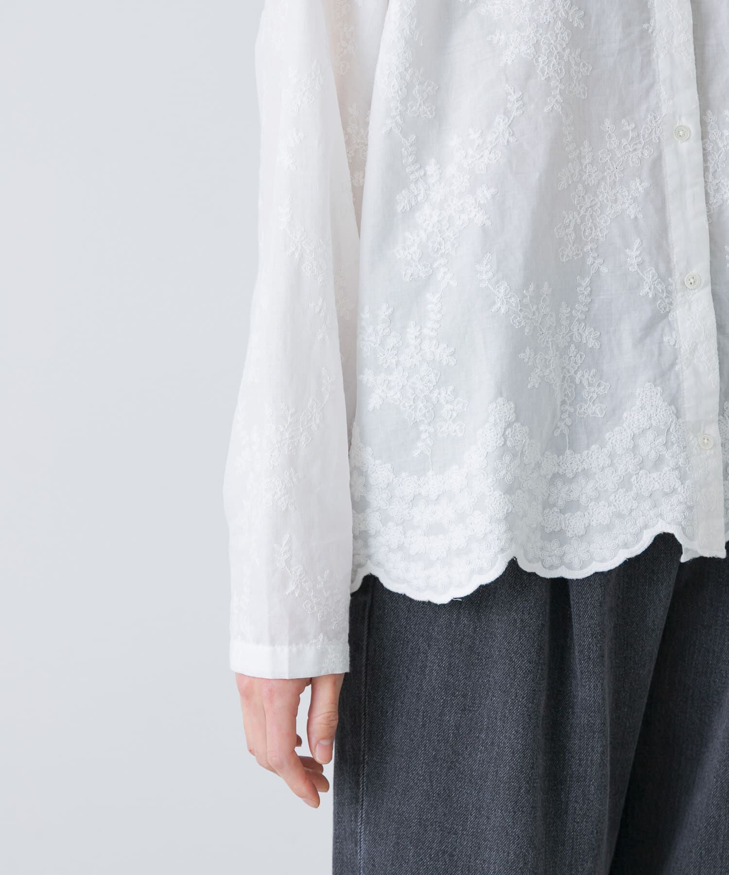 かぐれ「エンブロイダリーブラウス」|シャツ・ブラウス|