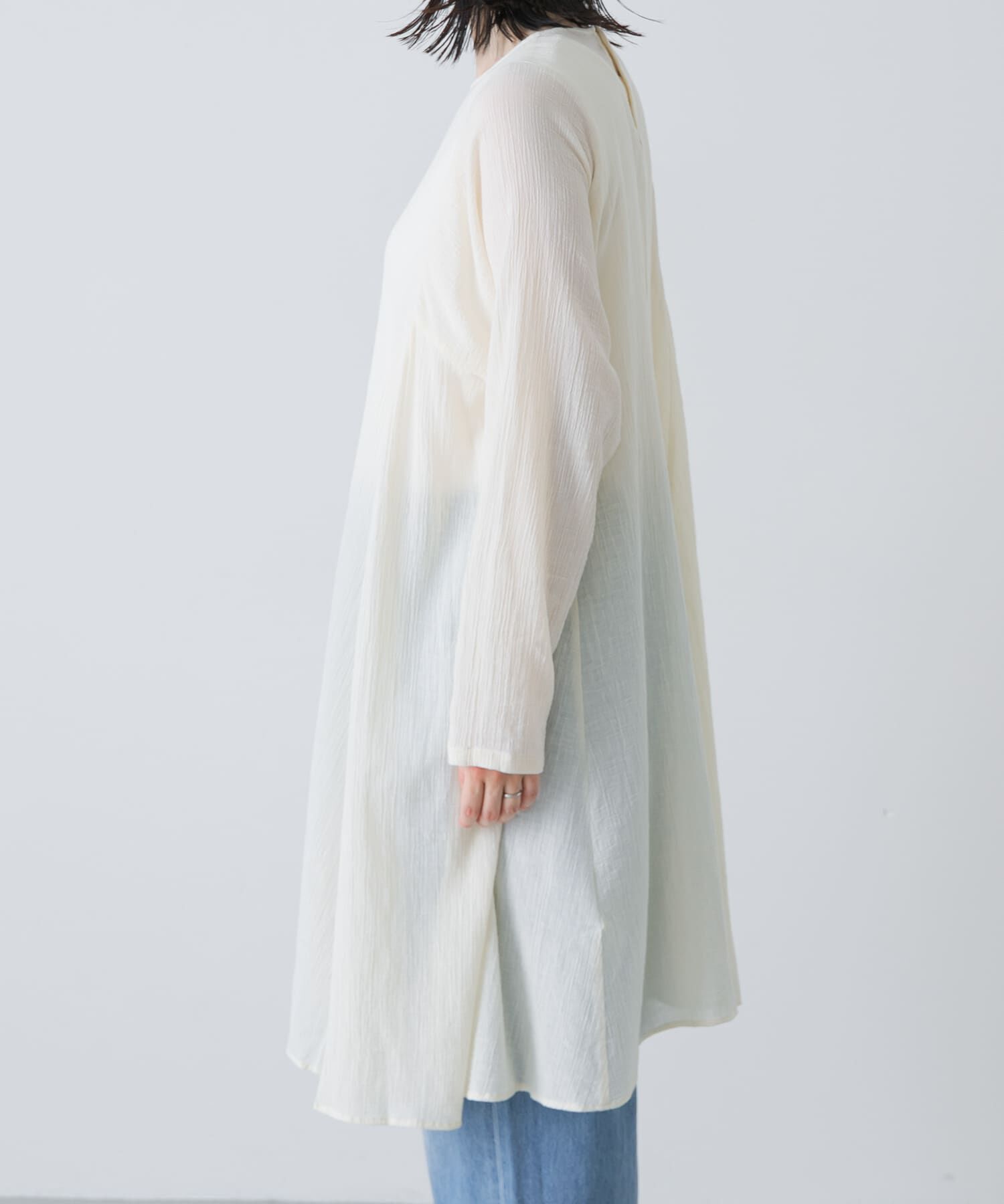 かぐれ「ボイルフレアチュニック」|チュニック|