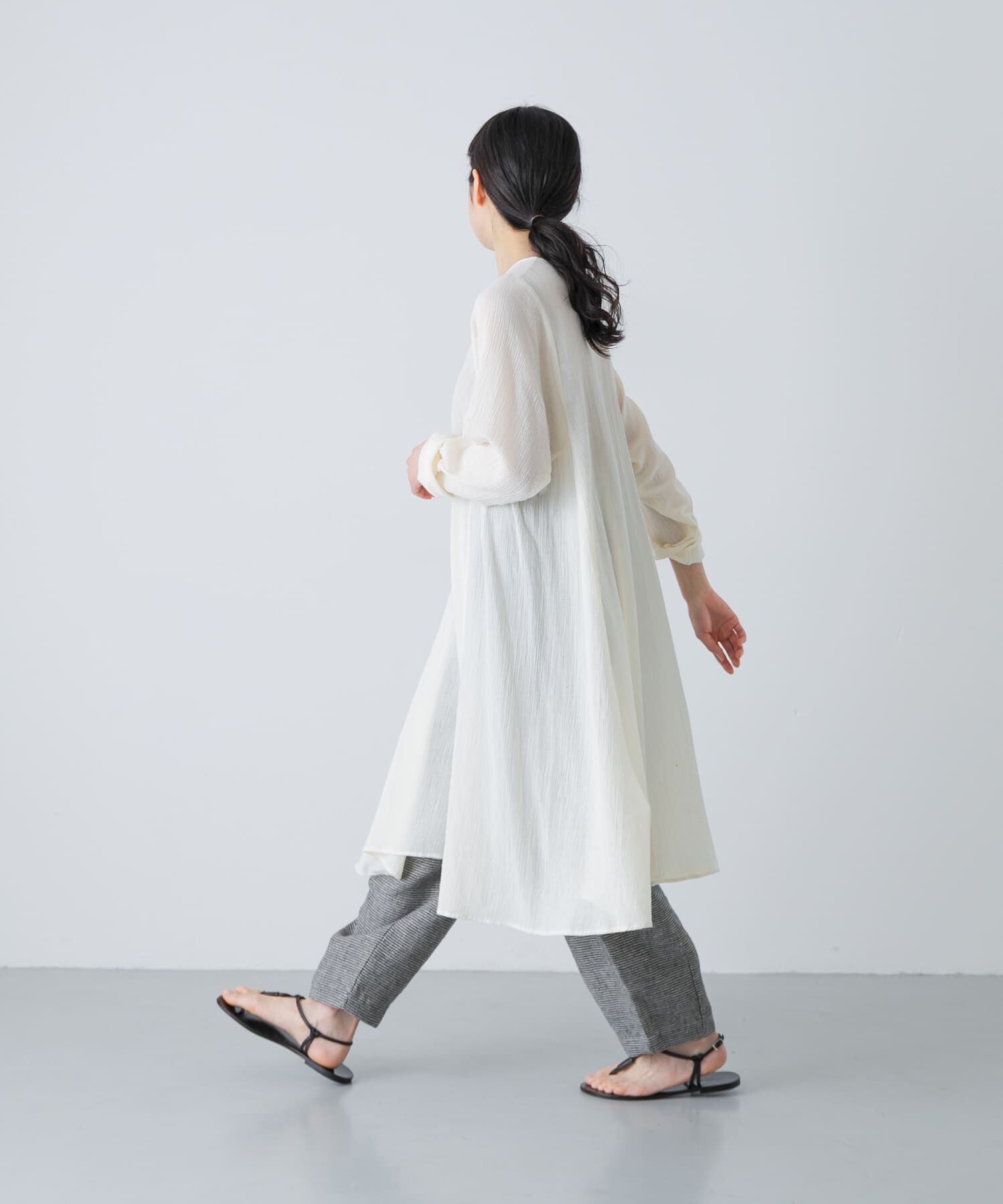 かぐれ「ボイルフレアチュニック」|チュニック|