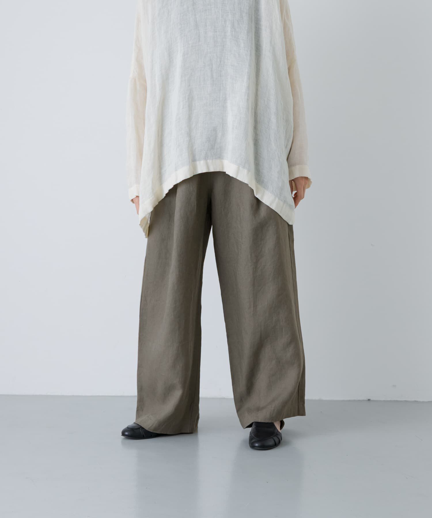 かぐれ「リネンストレートイージーパンツ」|その他|