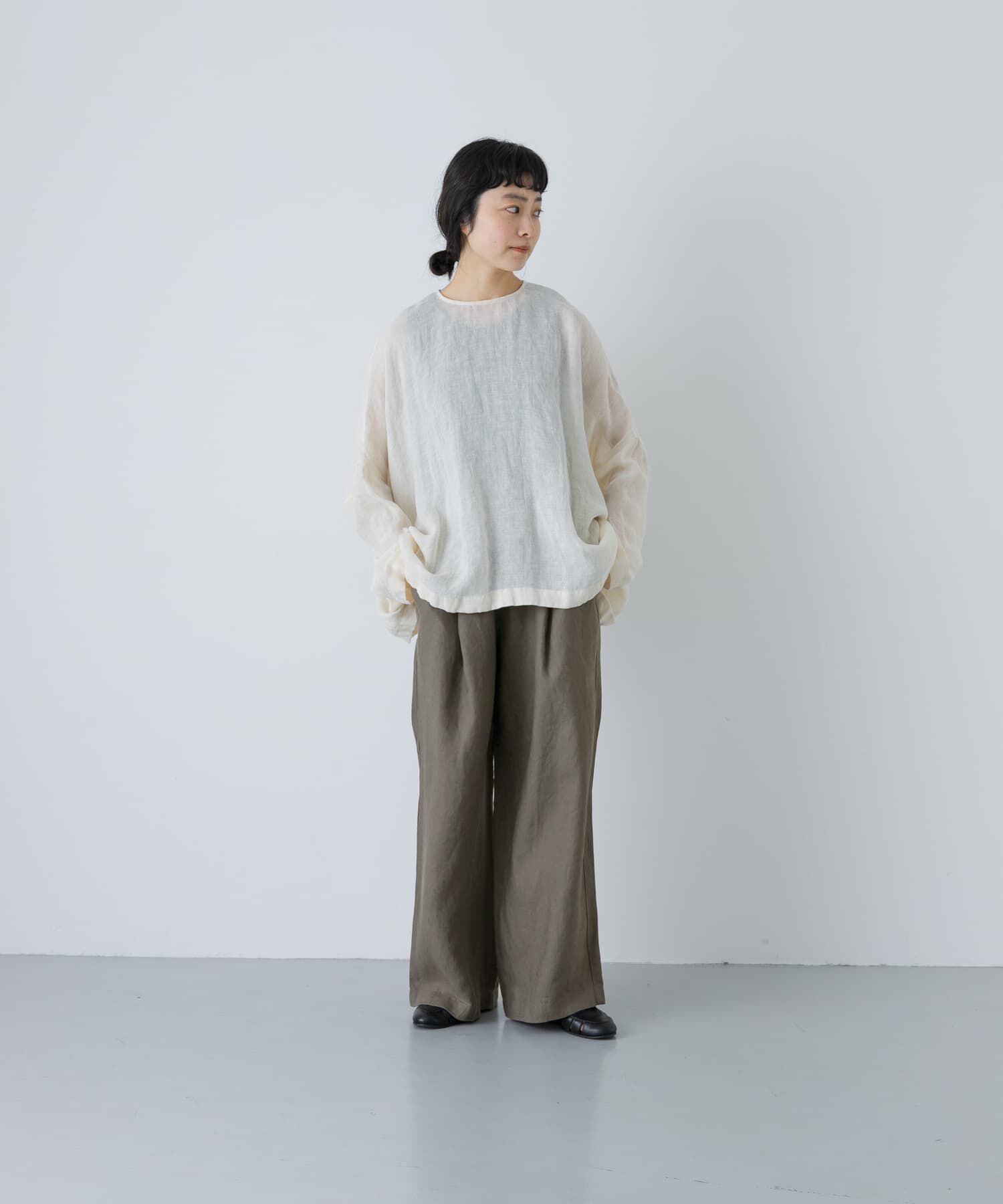 かぐれ「リネンストレートイージーパンツ」|その他|