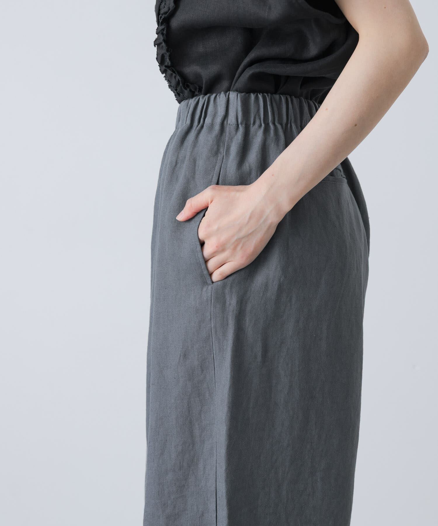 かぐれ「リネンストレートイージーパンツ」|その他|