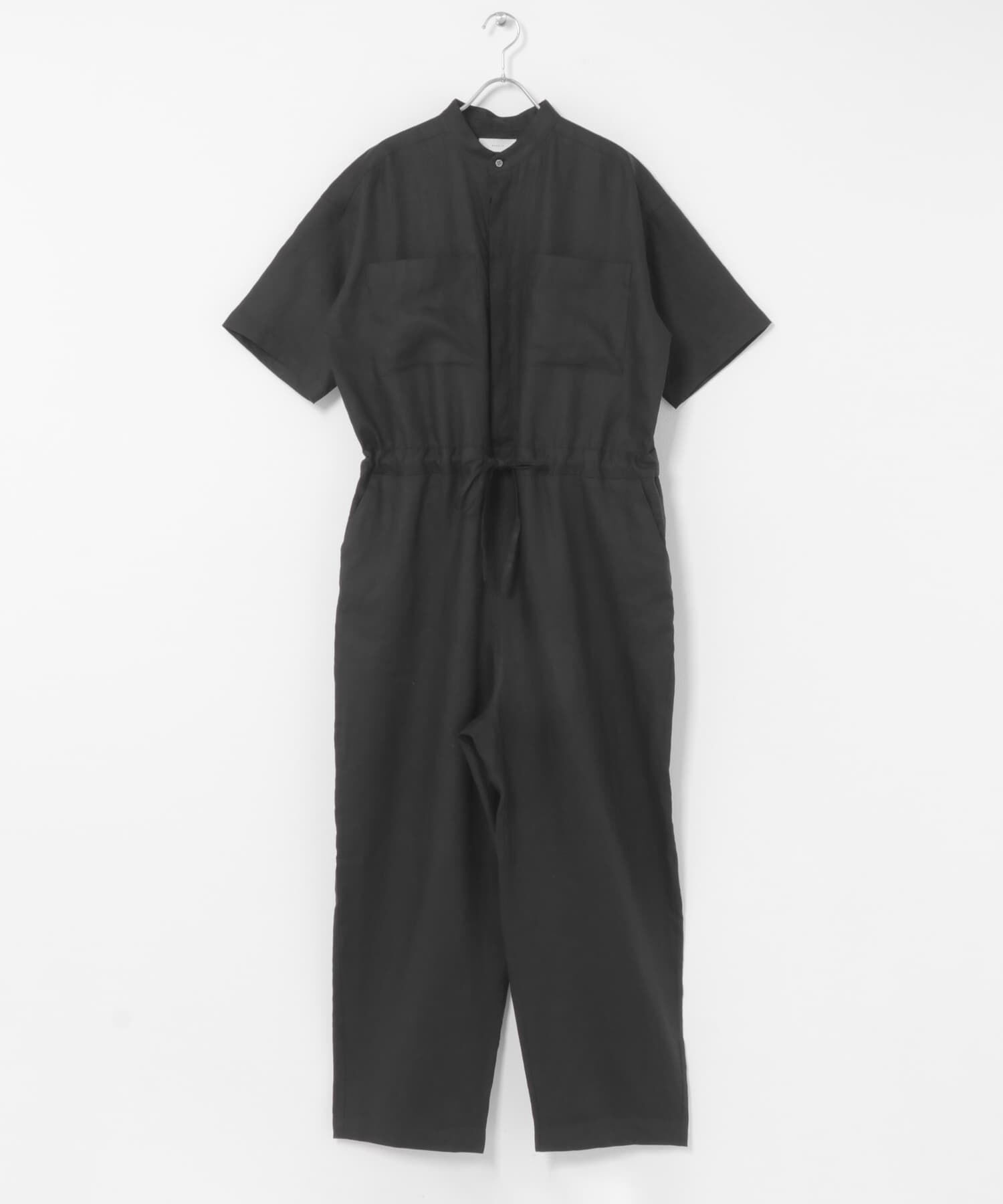 かぐれ「リネンハーフスリーブオールインワン」|オールインワン|