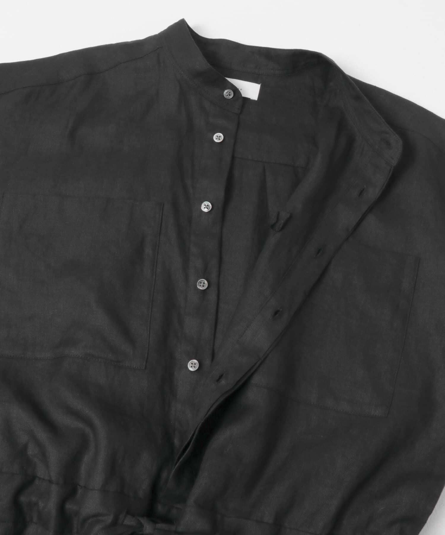 かぐれ「リネンハーフスリーブオールインワン」|オールインワン|