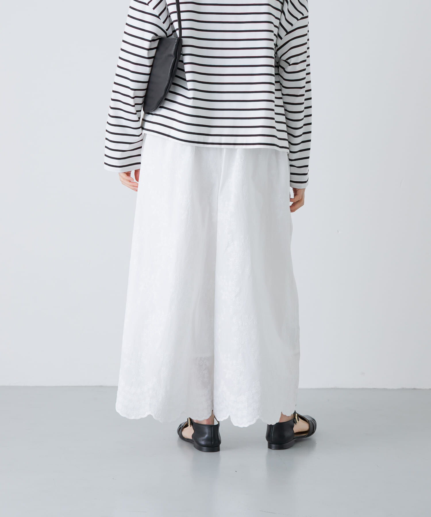 かぐれ「エンブロイダリーギャザーパンツ」|その他|