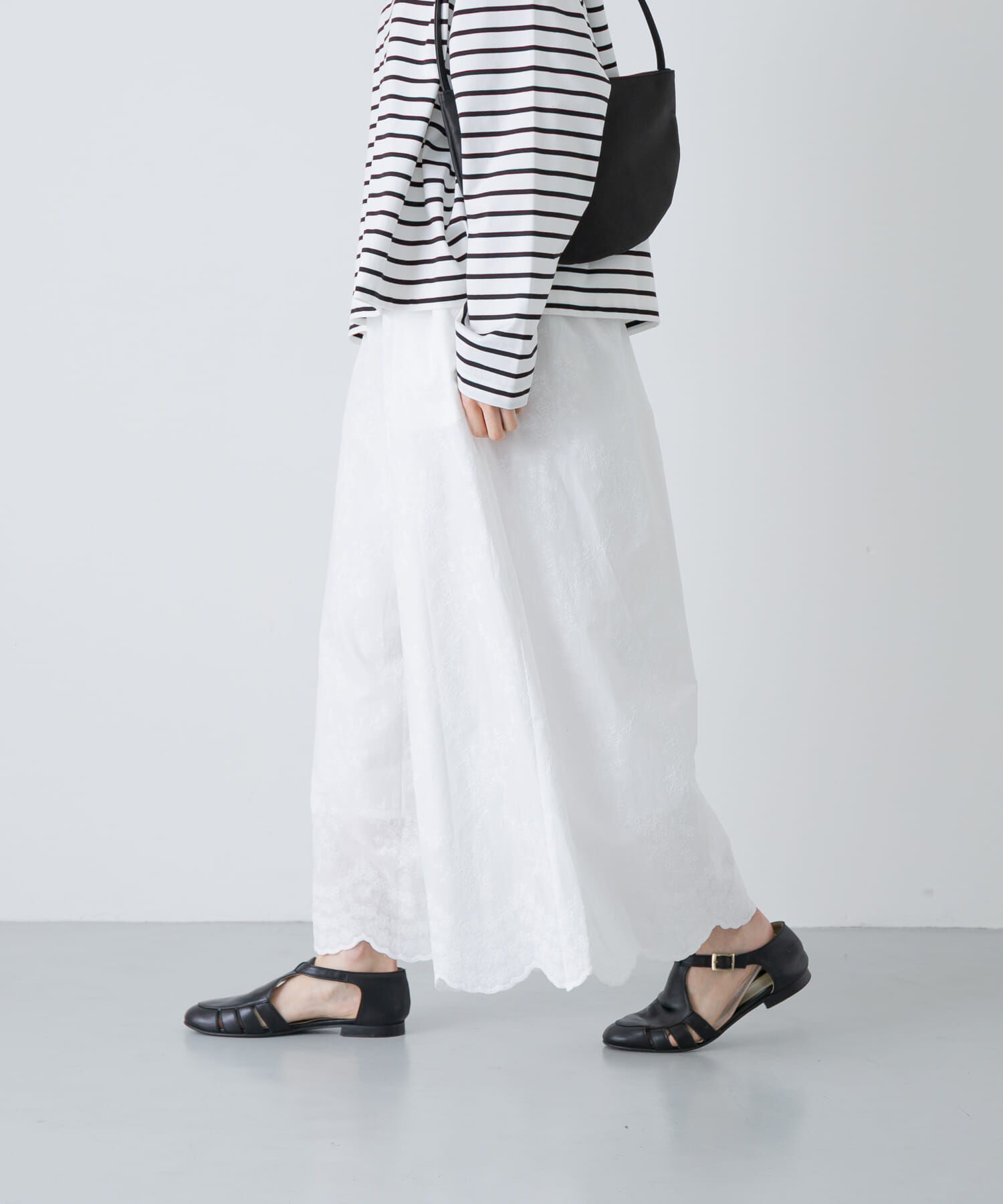 かぐれ「エンブロイダリーギャザーパンツ」|その他|