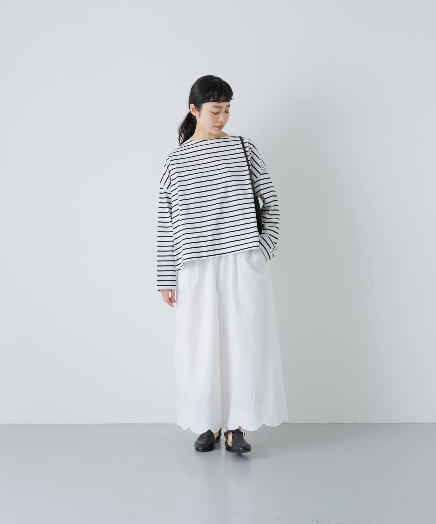 かぐれ「エンブロイダリーギャザーパンツ」|その他|