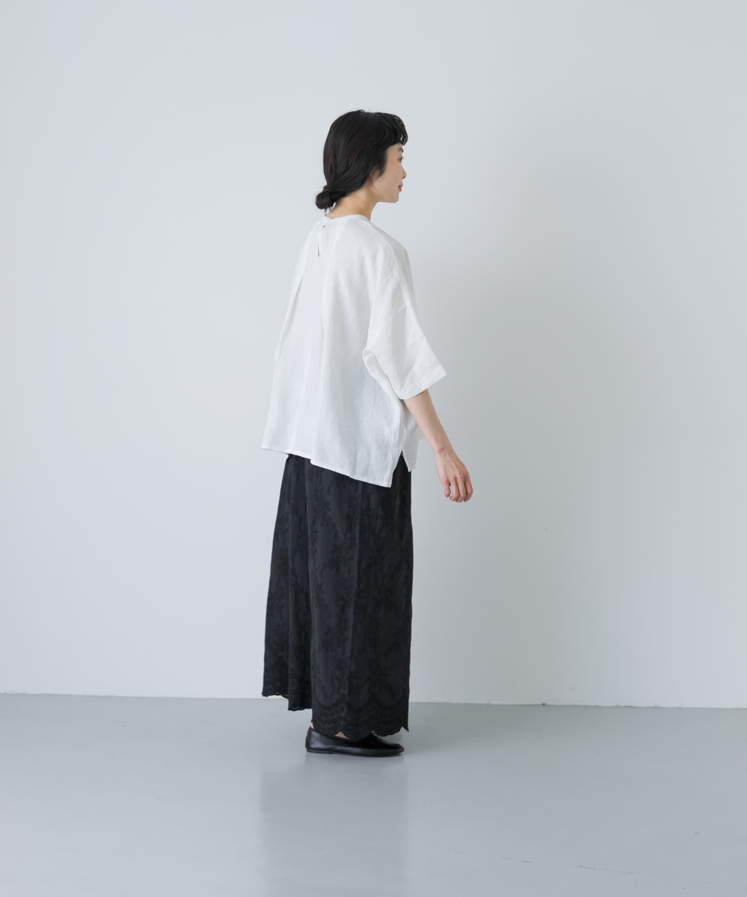 かぐれ「エンブロイダリーギャザーパンツ」|その他|