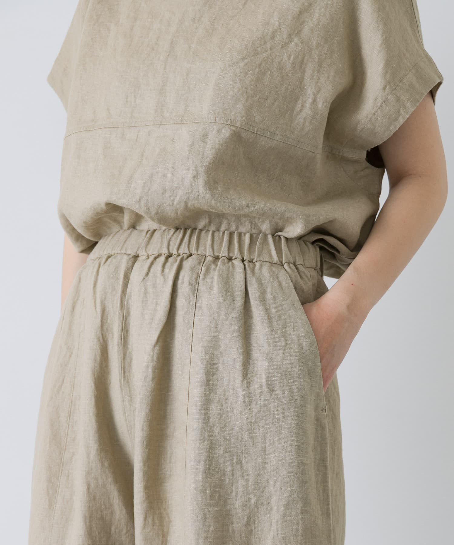 かぐれ「リネンボリュームパンツ」|その他|