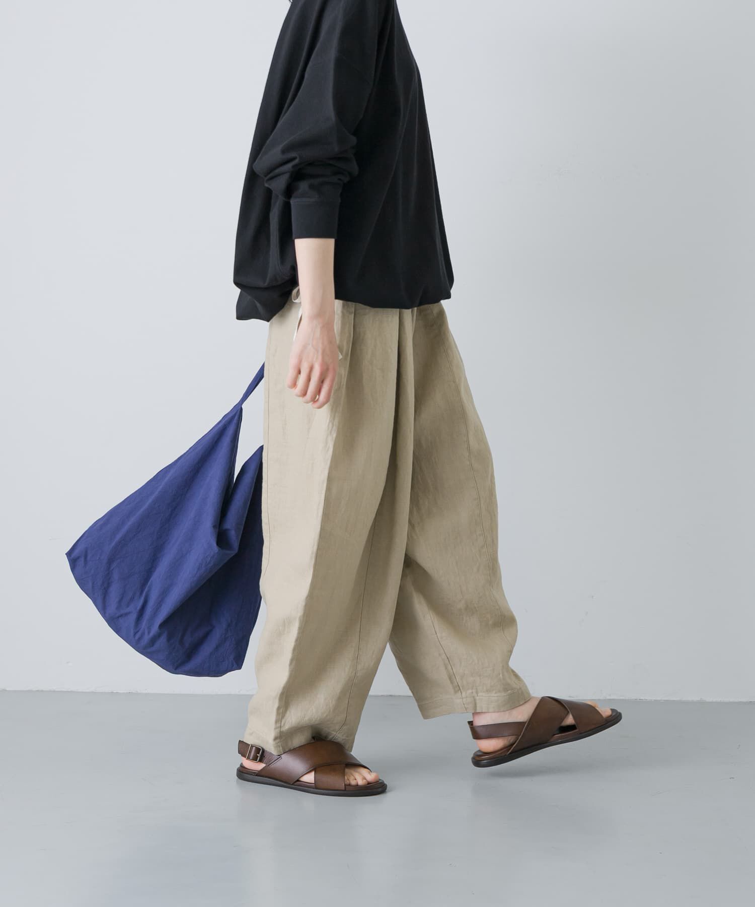 かぐれ「リネンボリュームパンツ」|その他|