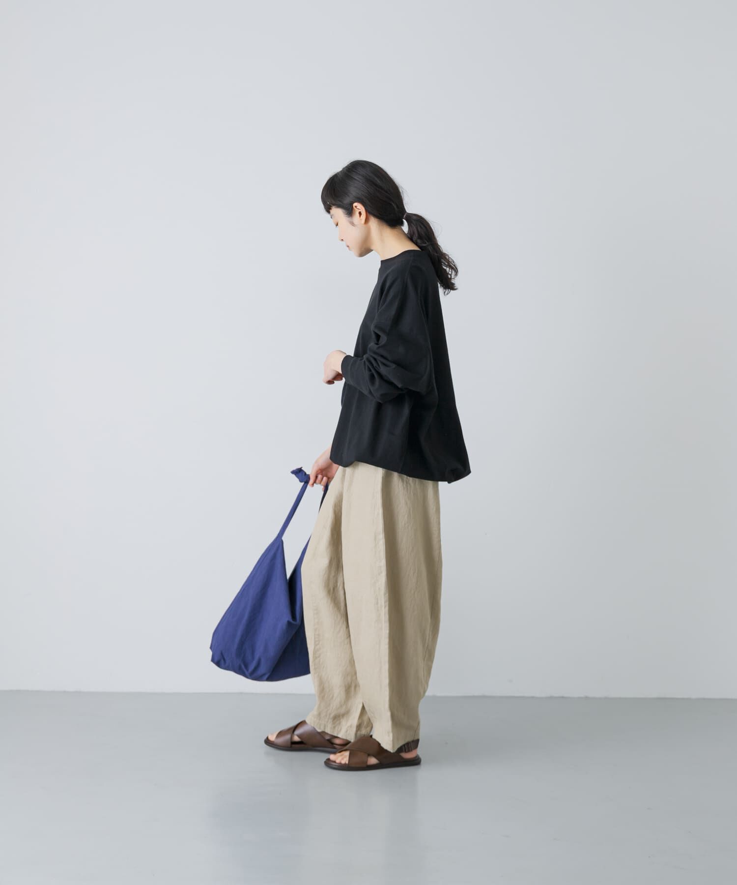 かぐれ「リネンボリュームパンツ」|その他|