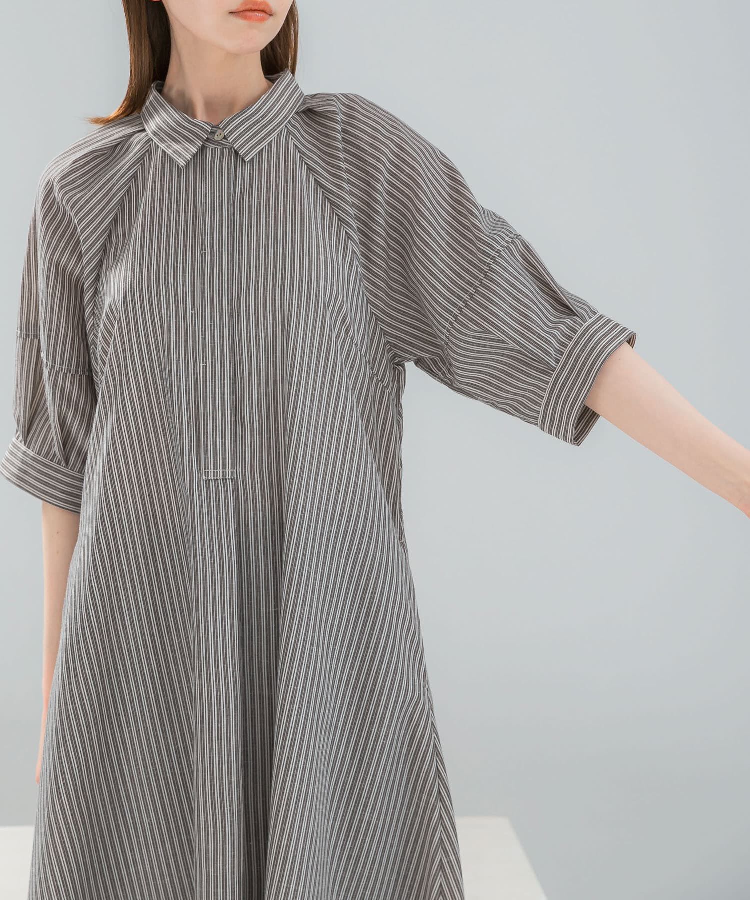 URBAN RESEARCH ROSSO「『WEB限定』イージーリネンシャツワンピース」|ワンピース|