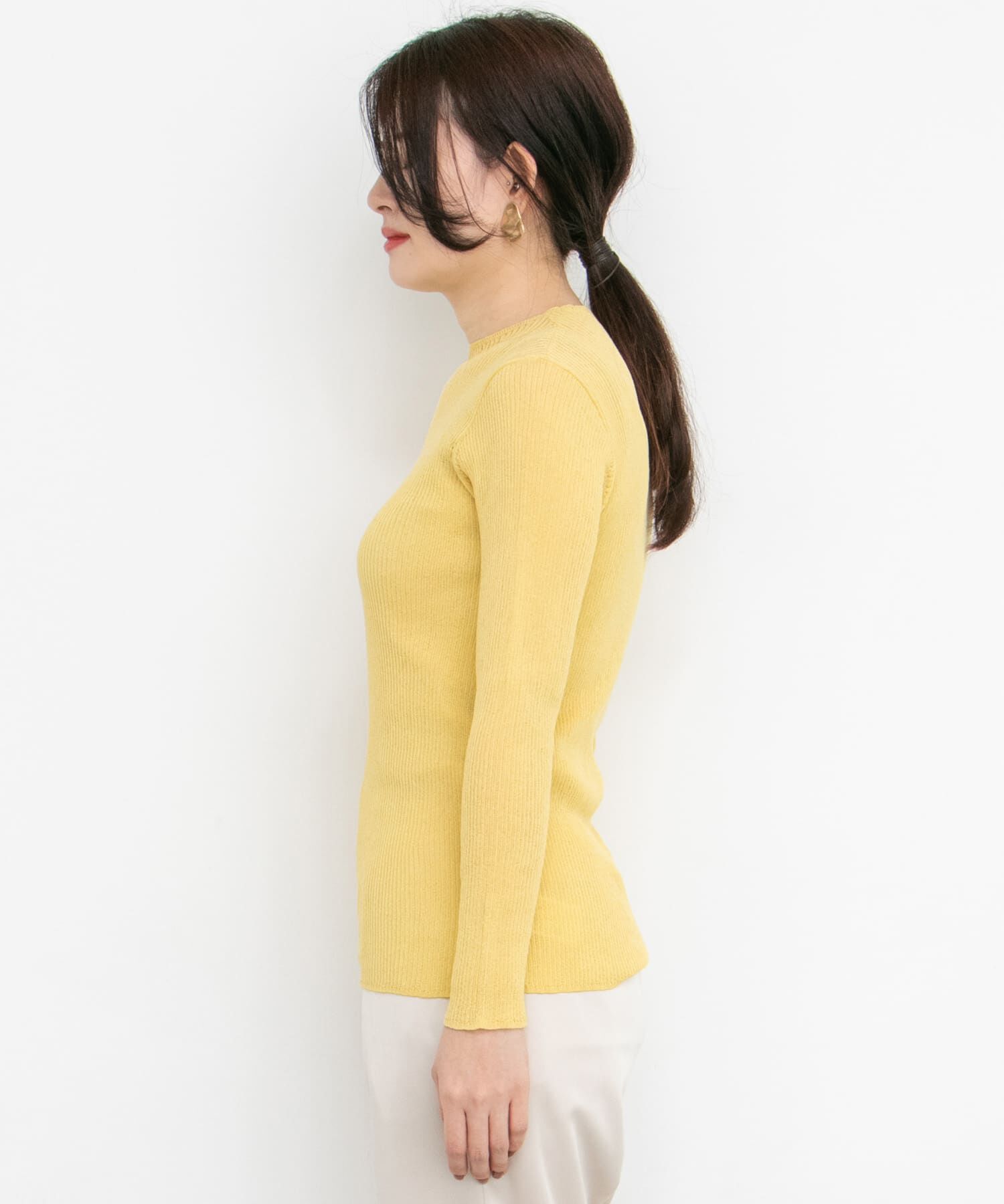  「ボトルネックRIBニット&there4;」|ニット・セーター|