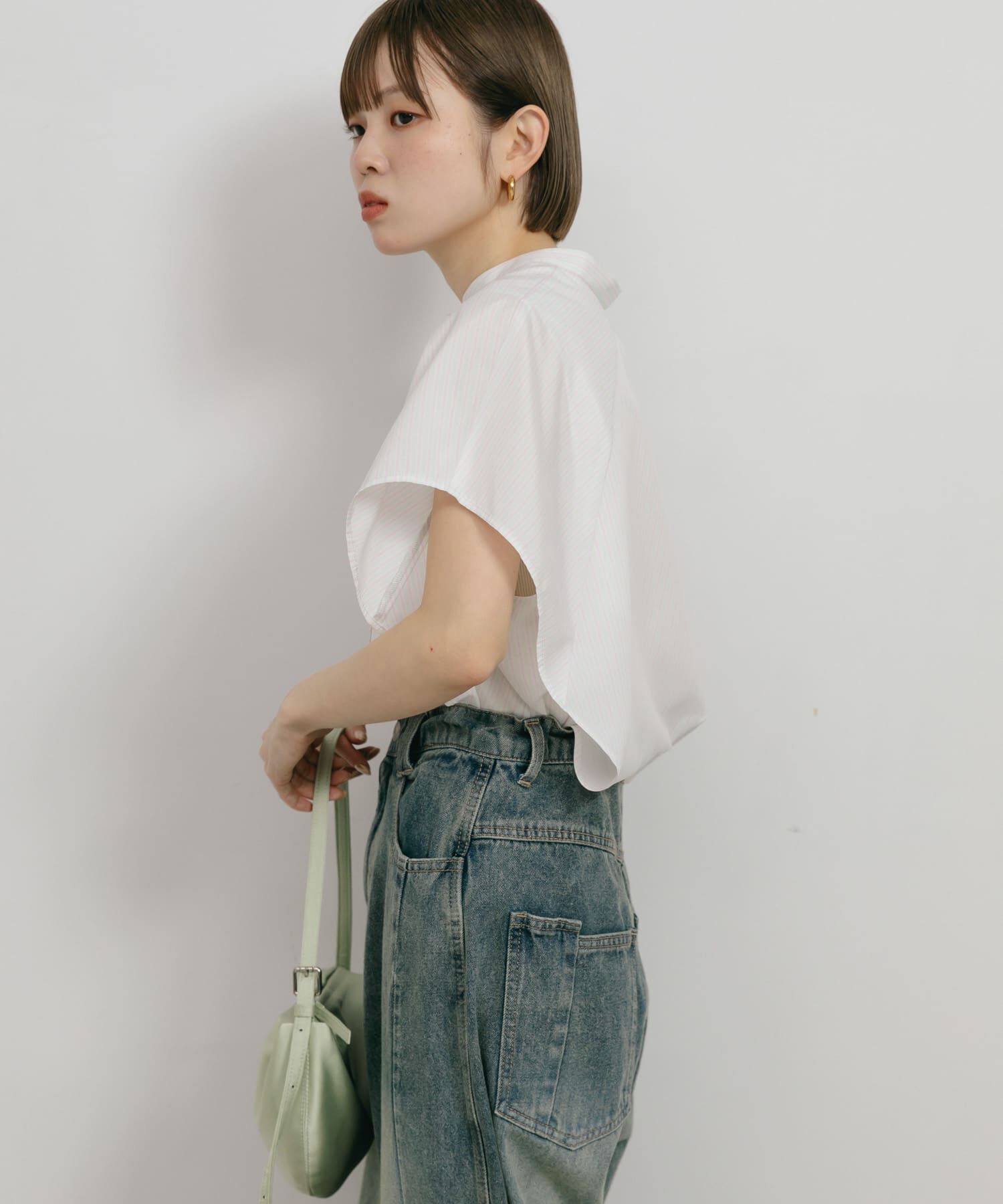  「BOXストライプシャツ」|シャツ・ブラウス|