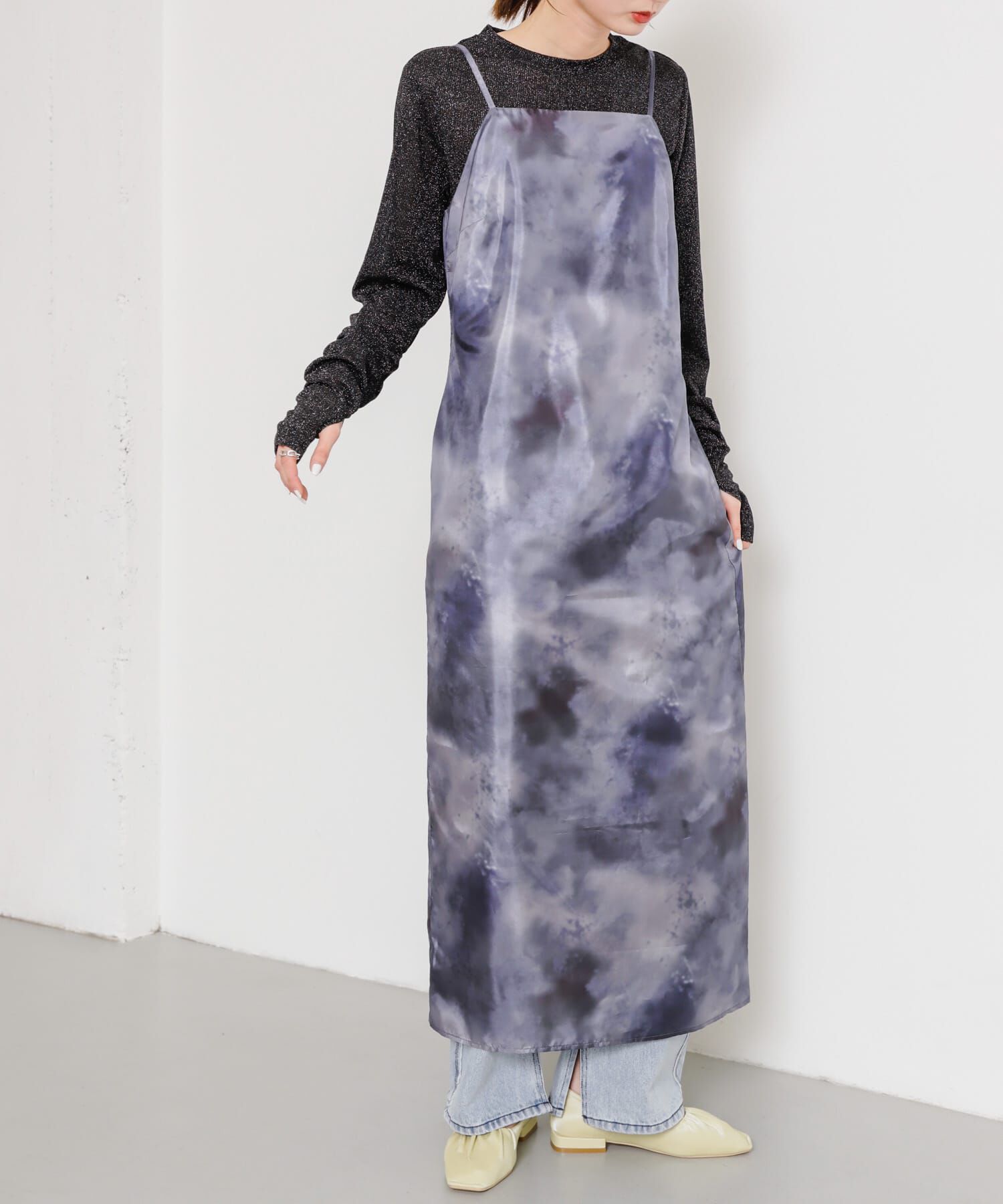 SENSE OF PLACE by URBAN RESEARCH「ボカシプリントキャミワンピース」|ワンピース|