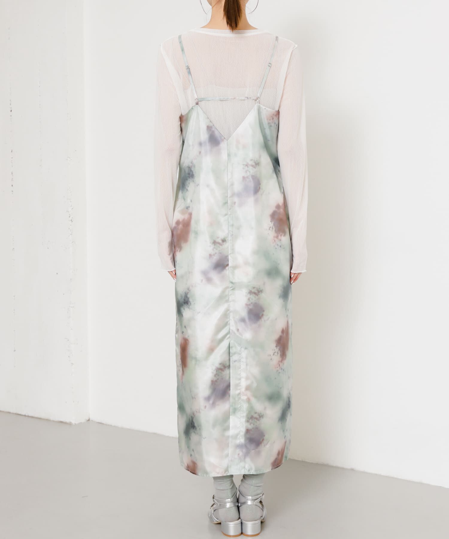 SENSE OF PLACE by URBAN RESEARCH「ボカシプリントキャミワンピース」|ワンピース|