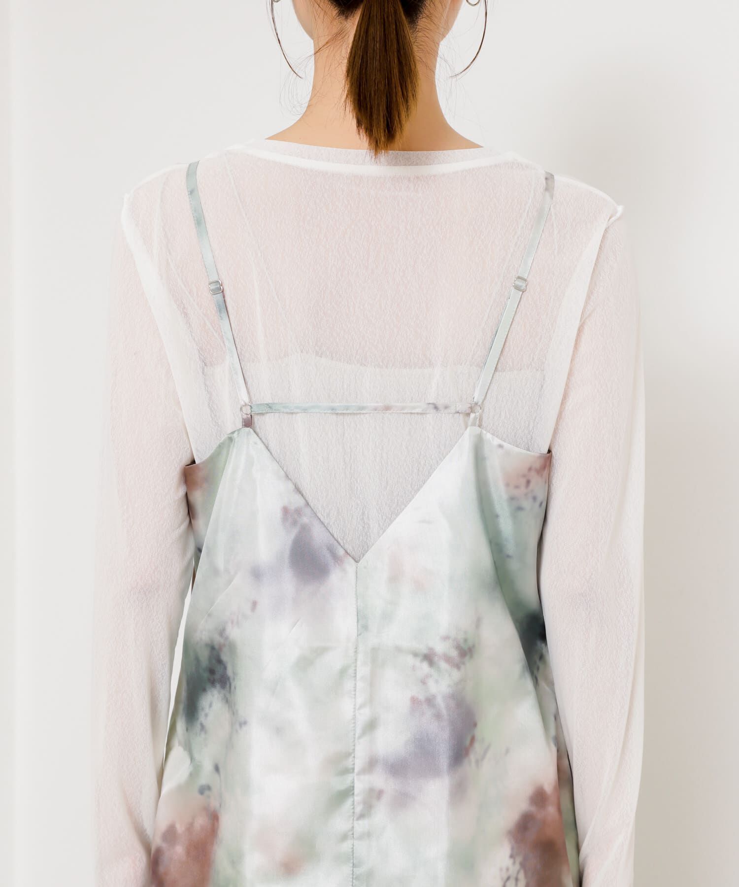 SENSE OF PLACE by URBAN RESEARCH「ボカシプリントキャミワンピース」|ワンピース|