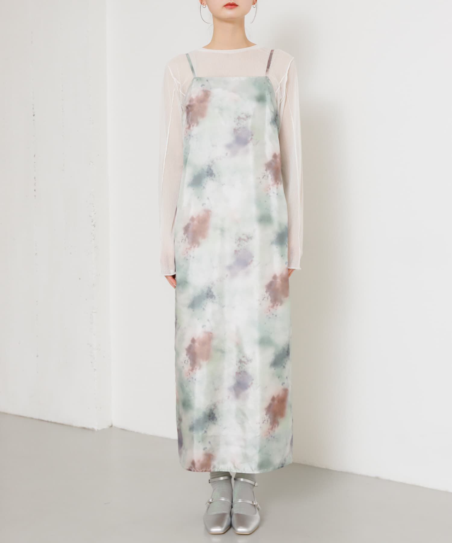 SENSE OF PLACE by URBAN RESEARCH「ボカシプリントキャミワンピース」|ワンピース|