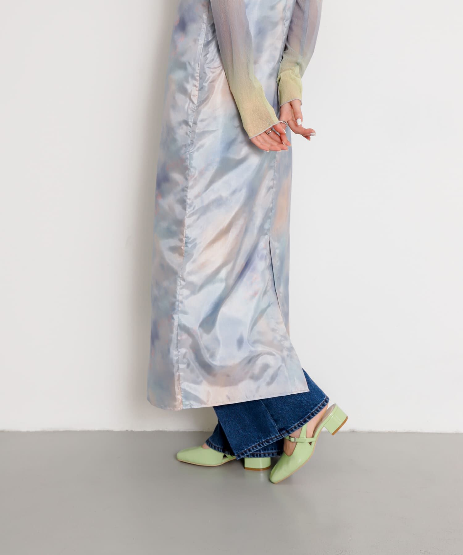 SENSE OF PLACE by URBAN RESEARCH「ボカシプリントキャミワンピース」|ワンピース|