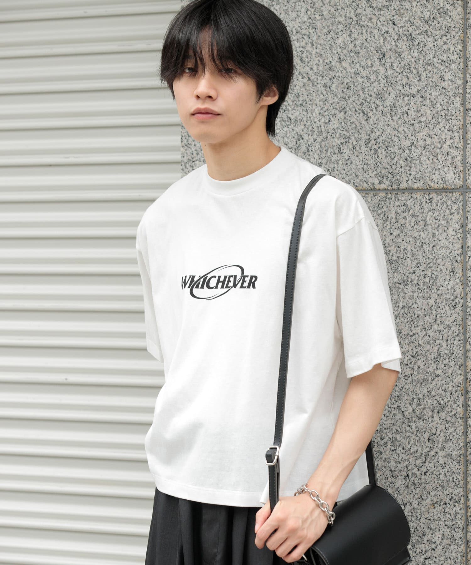 SENSE OF PLACE by URBAN RESEARCH「ロゴグラフィックボクシーTシャツ(5分袖)」|Tシャツ・カットソー|