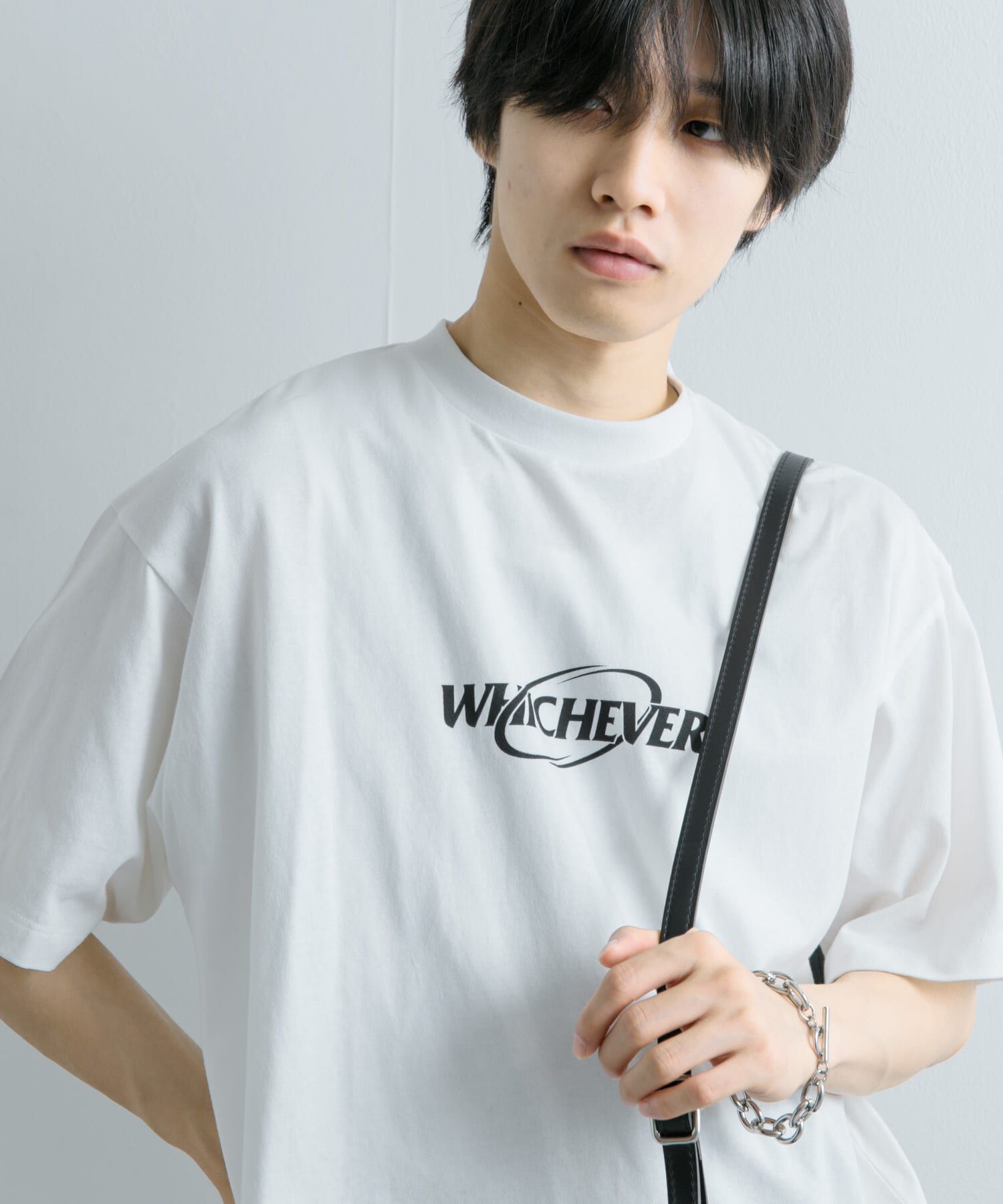 SENSE OF PLACE by URBAN RESEARCH「ロゴグラフィックボクシーTシャツ(5分袖)」|Tシャツ・カットソー|