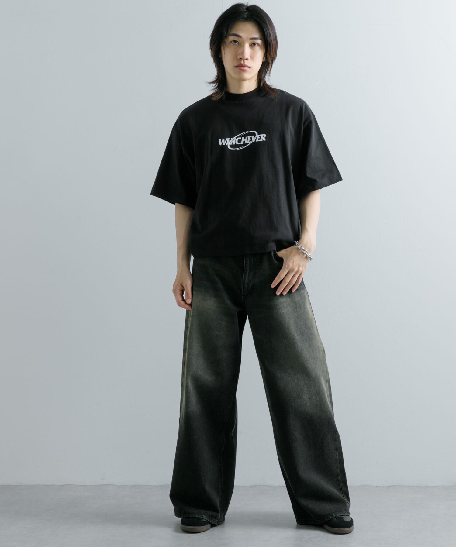 SENSE OF PLACE by URBAN RESEARCH「ロゴグラフィックボクシーTシャツ(5分袖)」|Tシャツ・カットソー|