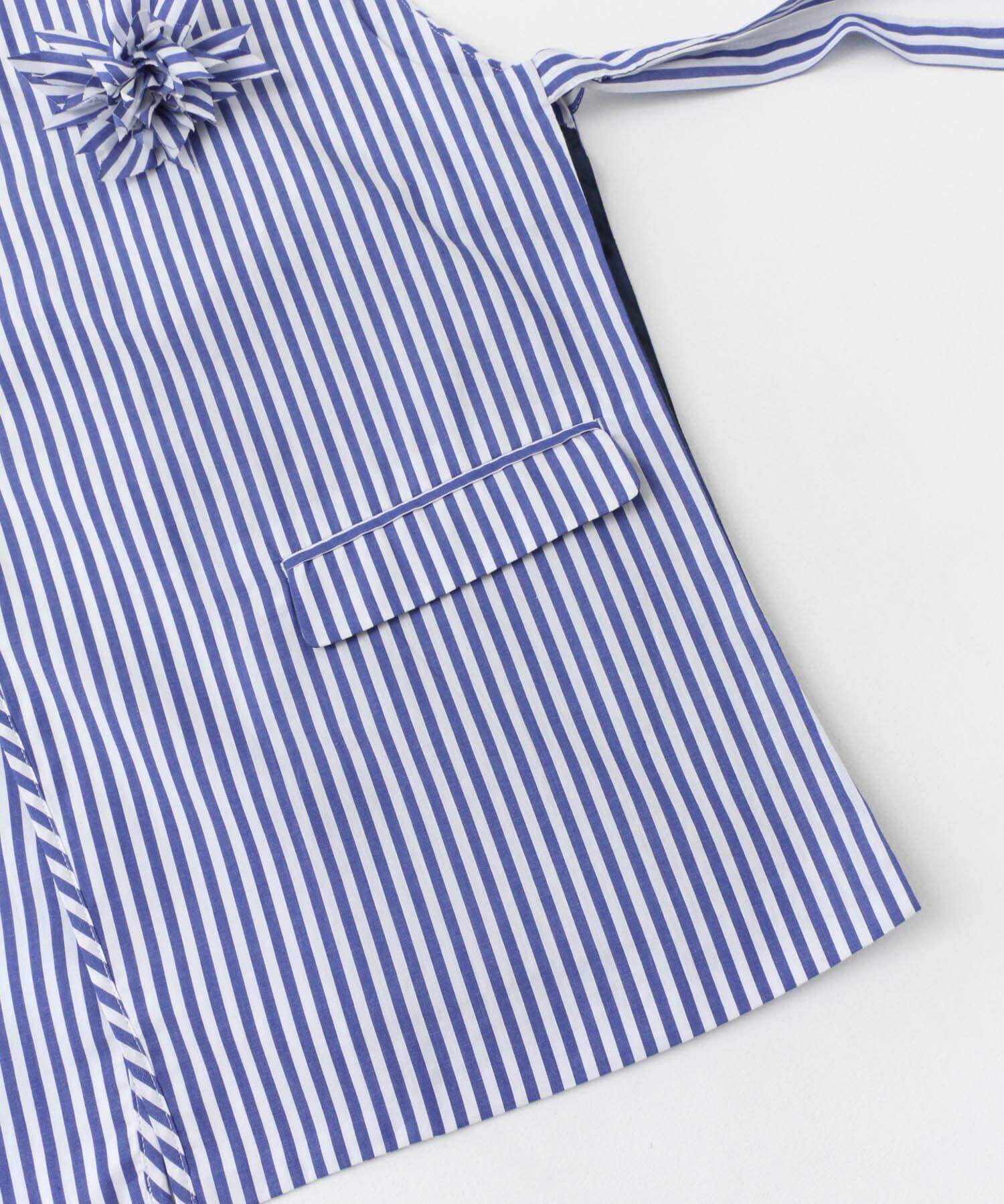 SENSE OF PLACE by URBAN RESEARCH「hxcyyd &times; SOP　ストライプフラワーコサージュシャツベスト(UNISEX)」|ベスト・ジレ|