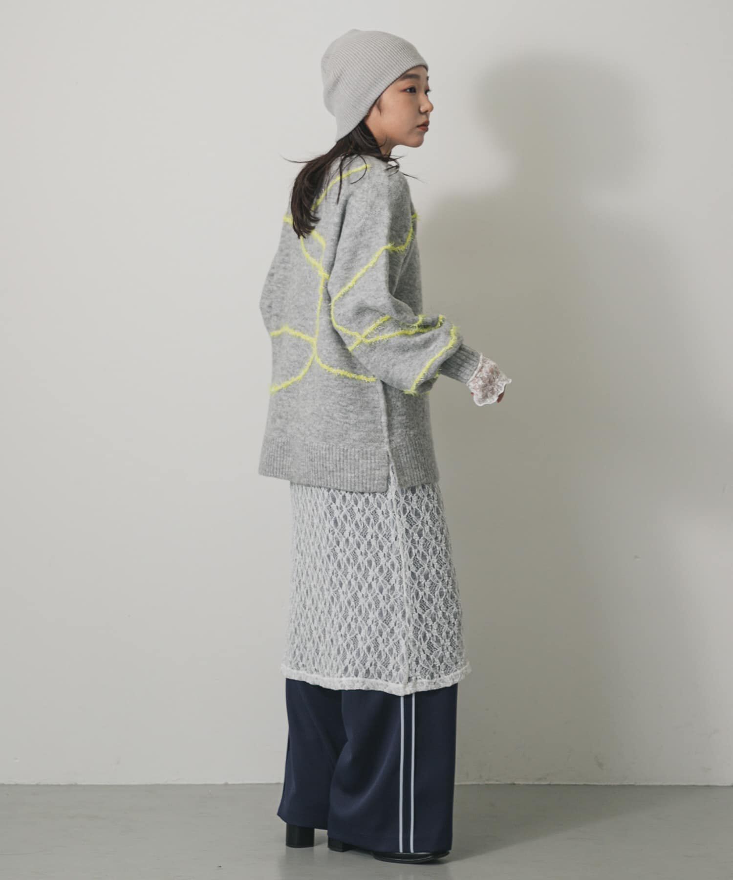 SENSE OF PLACE by URBAN RESEARCH「シャギーラインルーズニット」|ニット・セーター|