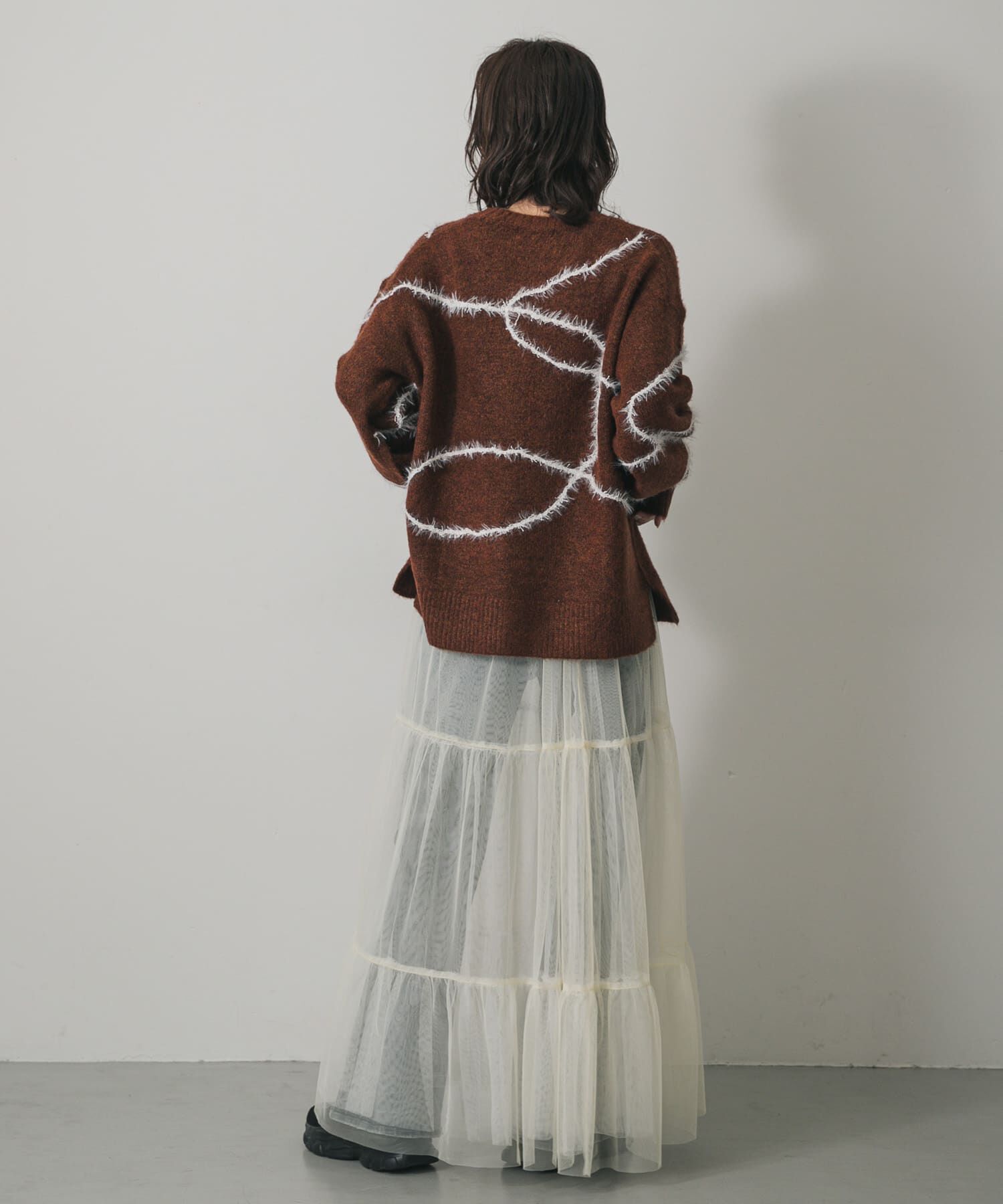 SENSE OF PLACE by URBAN RESEARCH「シャギーラインルーズニット」|ニット・セーター|