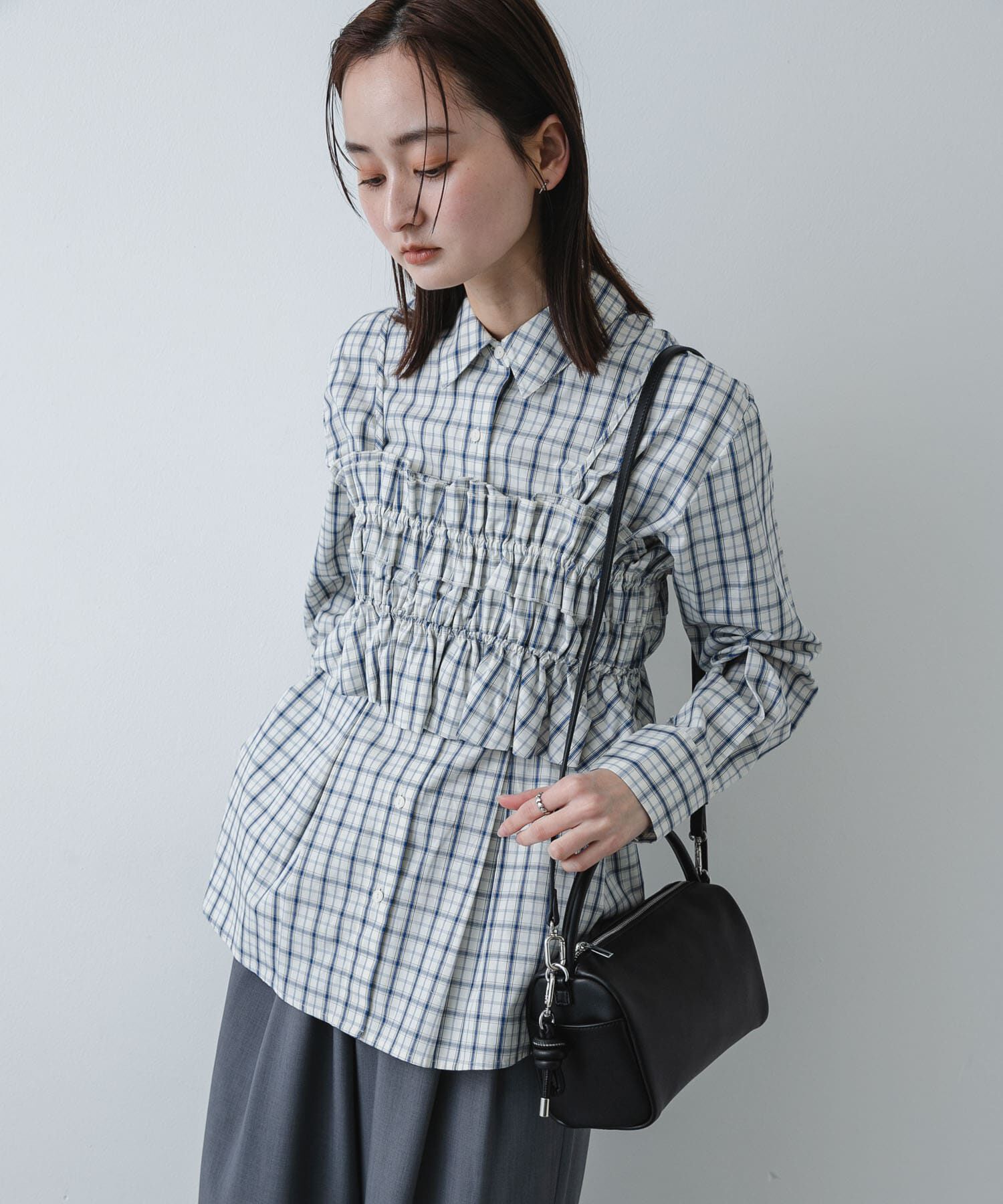 SENSE OF PLACE by URBAN RESEARCH「ラウンドスクエアソフトバッグ」|ハンドバッグ|