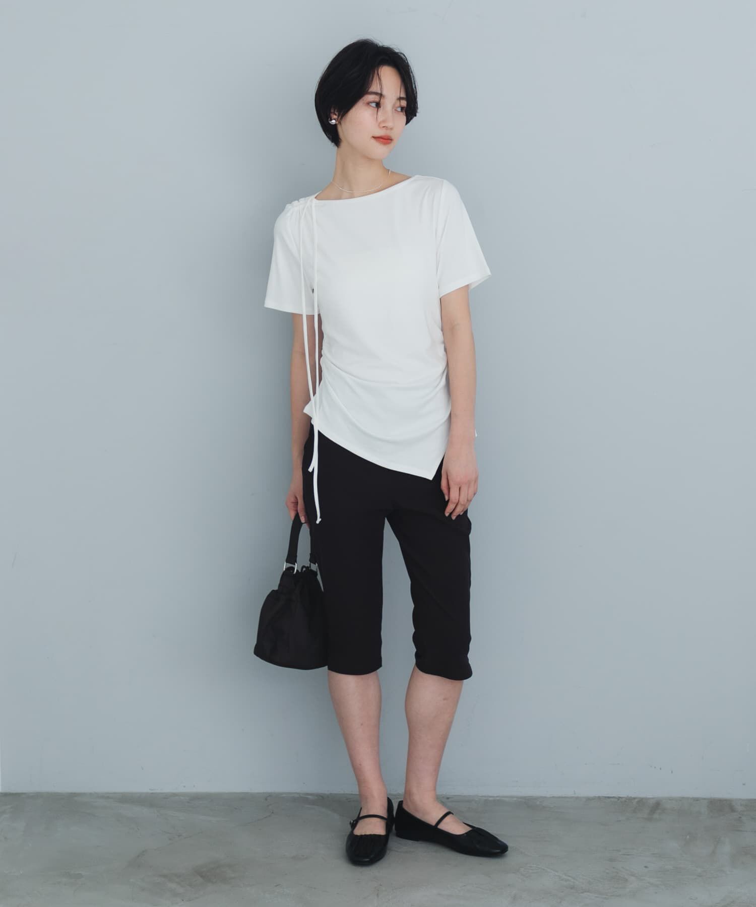 SENSE OF PLACE by URBAN RESEARCH「ストレッチカプリパンツ」|その他|ブラック