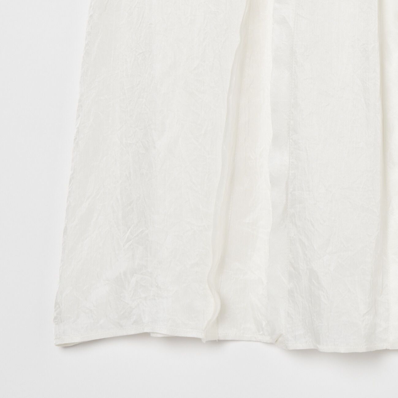 HELIOPOLE「HELIOPOLE CREPE SHEER SLEEVELESS BLOUSE」|シャツ・ブラウス|