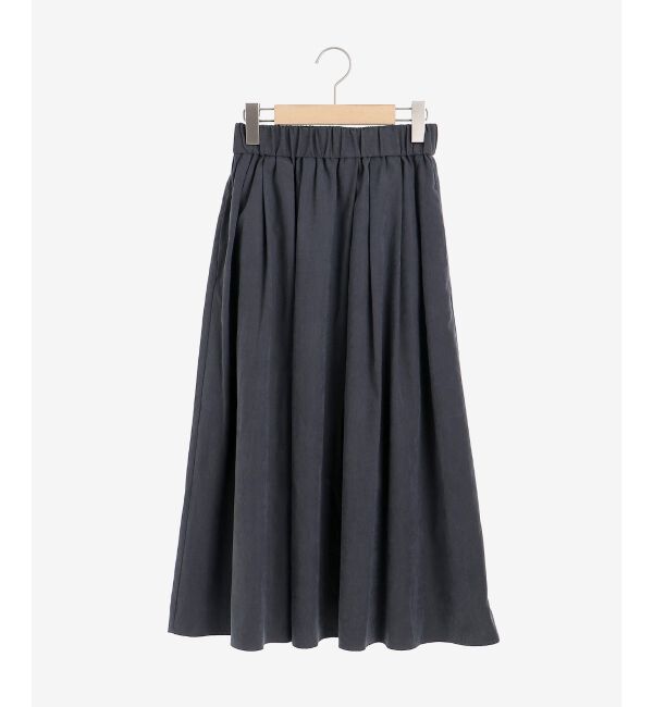 le.coeur blanc「フェイクスエードギャザースカート」|スカート|