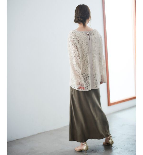 le.coeur blanc「クロシェ風レースプルオーバー」|プルオーバー|