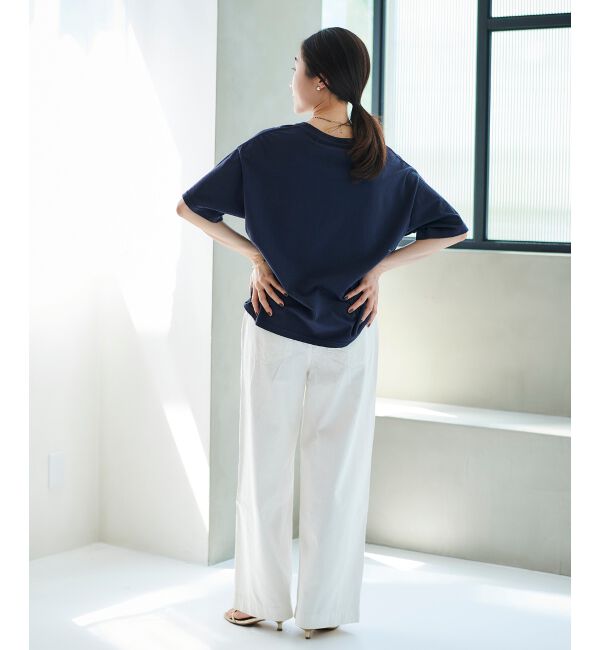 le.coeur blanc「ライトオンスデニムワイドパンツ」|デニム|