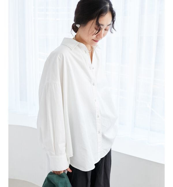 le.coeur blanc「《WEB限定アイテム》バックデザインオーバーデニムシャツ」|シャツ・ブラウス|