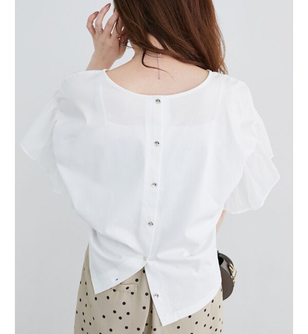  「コットンシルケットコンビカットプルオーバー」|プルオーバー|