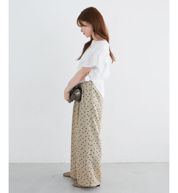  「コットンシルケットコンビカットプルオーバー」|プルオーバー|