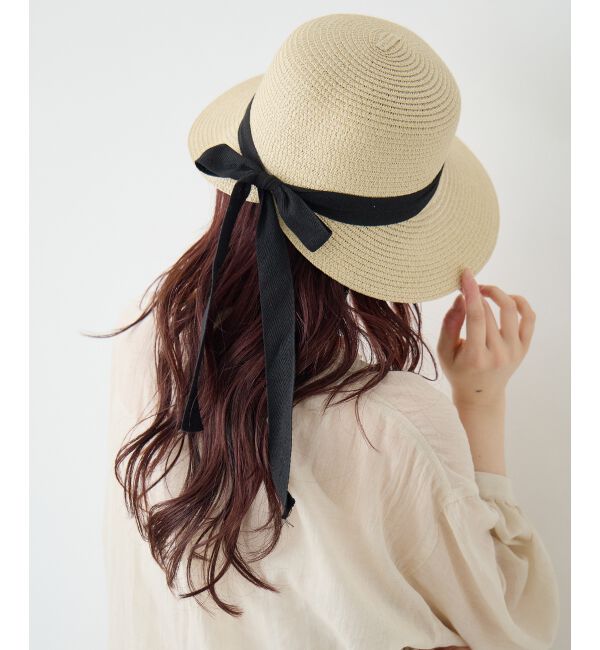  「《WEB限定アイテム》ペーパーリボンハット」|ハット|