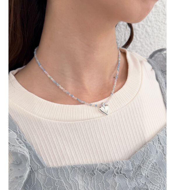  「きらきらビーズネックレス」|ネックレス|