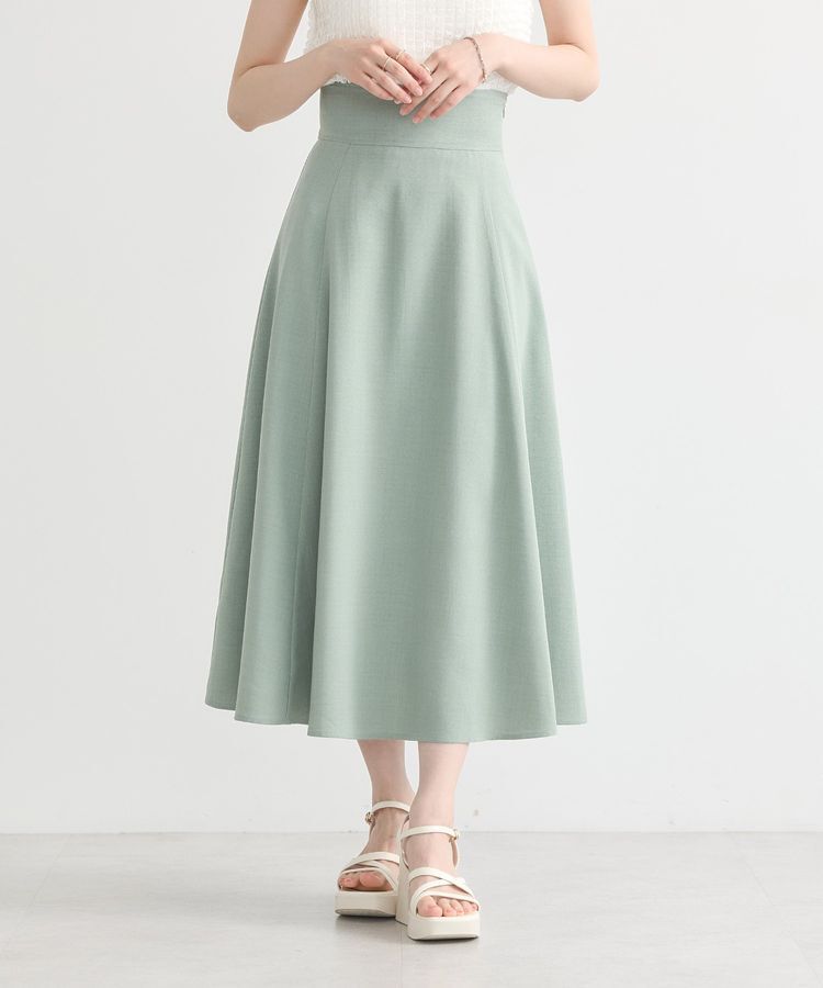 earth music&ecology「バックレースアップスカート」|フレア|