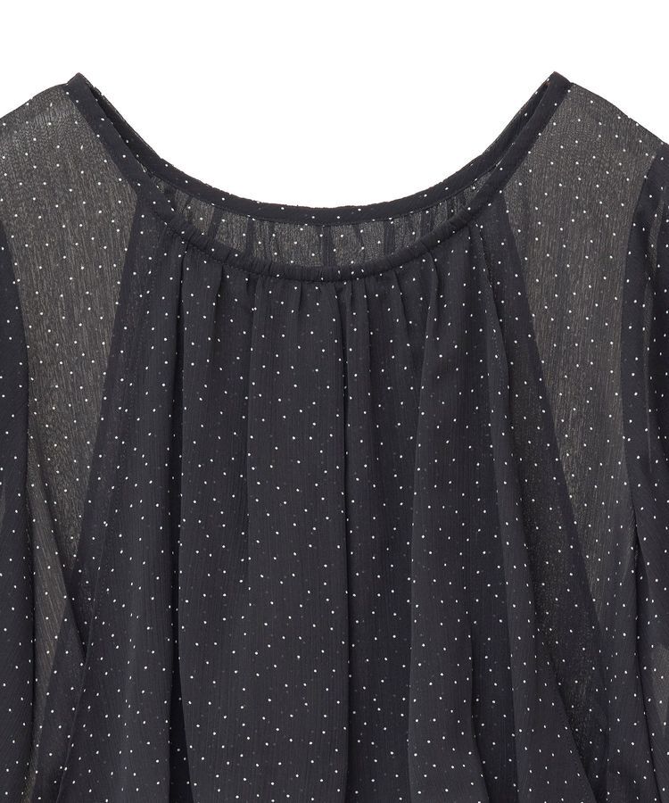 earth music&ecology「レイヤードライクドット柄ブラウス」|シャツ・ブラウス|