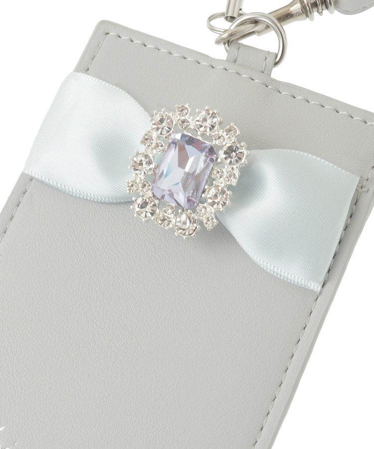 Maison de FLEUR「リール付きビジューリボンパスケース」|財布|