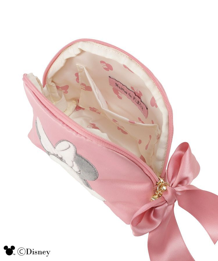 Maison de FLEUR「Minnie Mouse/ラウンドポーチ」|ポーチ|