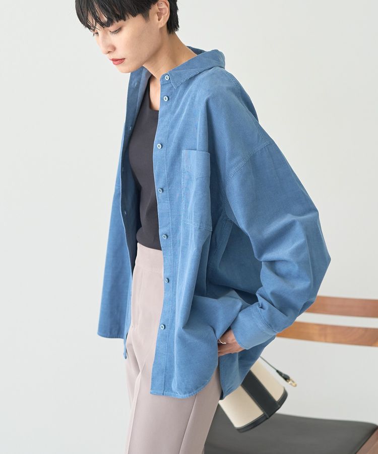 AMERICAN HOLIC「Wポケットコーデュロイシャツ」|シャツ・ブラウス|