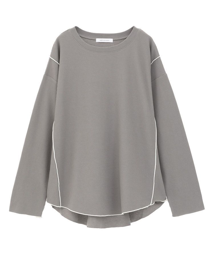 AMERICAN HOLIC「ワッフル配色メロープルオーバー」|Tシャツ・カットソー|